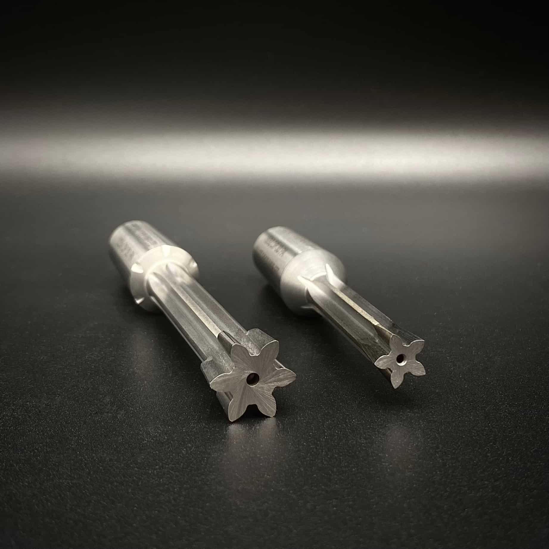 Shank Cutters showing the ends manufactured by Special Tooling